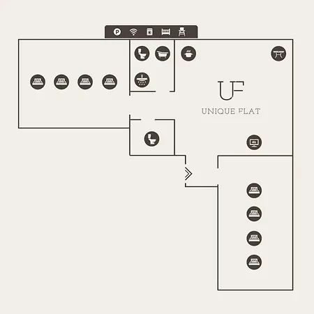 Unique Flat דירה *