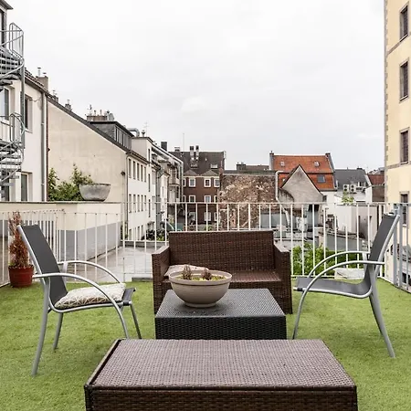 Altstadt With Privade Terrasa * 뒤셀도르프