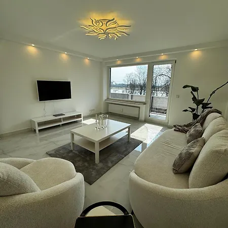 Rheinblick Oberkassel Appartement Düsseldorf