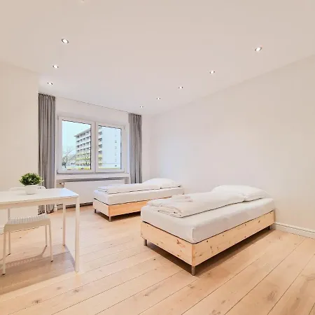 公寓 Raj Living - 300m2 Loft With 7 - 15 Min Messe Dus & Old Town Dus 杜塞尔多夫