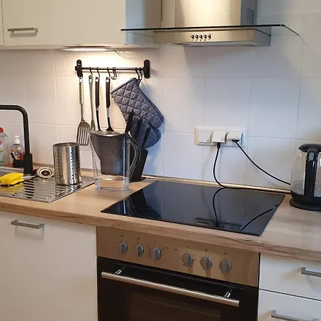 Modern 2.5 Bedroom Duplex Near Messe, Airport, Arena アパート *
