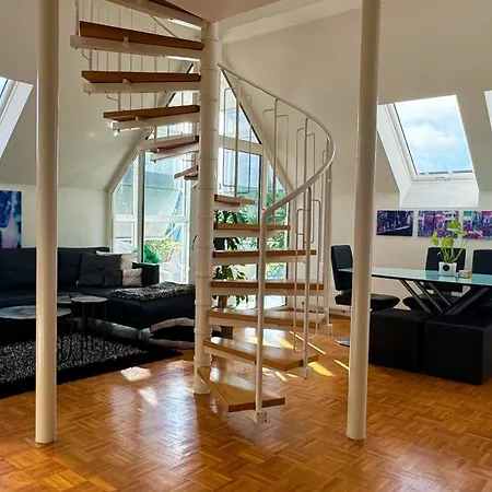 Modern Luxury Duplex In Duesseldorf-benrath Appartement