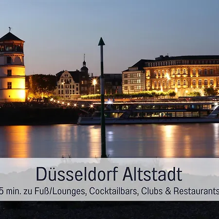 Apartment Fewokoko-privat Zentral Rheinufer Altstadt Messe Landtag Koenigsallee