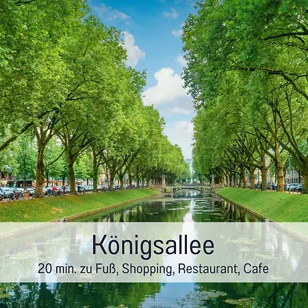 Apartment Fewokoko-privat Zentral Rheinufer Altstadt Messe Landtag Koenigsallee *